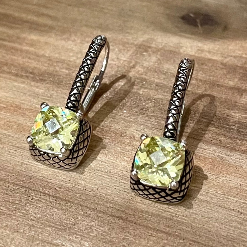 Premier Designs Citrine earrings new without tags